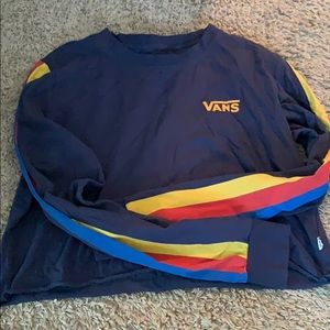 Crop tee/long sleeve